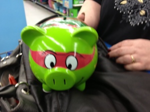 TMNT Raphael piggy bank week 25